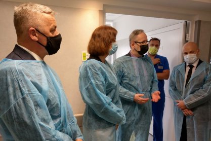 Minister Niedzielski odwiedził Szpital Miejski w Rzeszowie. Mówił o inwestycjach