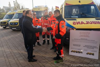 Nowe ambulanse dla rzeszowskiego pogotowia 