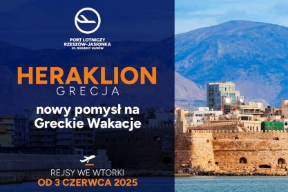 Nowe połączenie Rzeszów-Heraklion ze SkyUp
