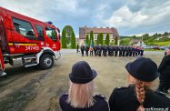 Nowy wóz dla OSP Leśniówka oficjalnie przekazany
