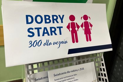 Od 1 lipca można składać wnioski o świadczenie z programu "Dobry start"