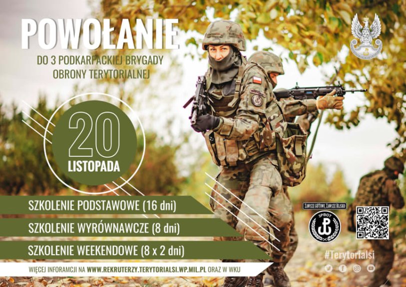 Ostatni nabór do podkarpackich terytorialsów Ostatni nabór do podkarpackich terytorialsów
