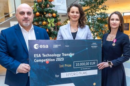 Pierwsze miejsce naukowców z Politechniki Rzeszowskiej w konkursie ESA Technology Transfer Competition