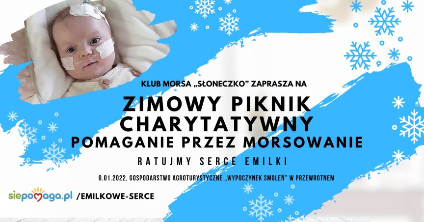 Piknik i morsowanie dla chorej dziewczynki Piknik i morsowanie dla chorej dziewczynki