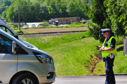 Policyjny dron na jasielskim niebie. Czuwał nad bezpieczeństwem kierowców