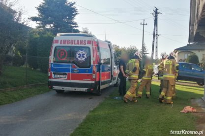 Potrącenie pieszej w Zmysłówce