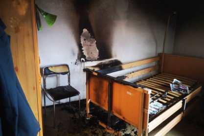 Pożar Domu Spokojnej Starości Caritas w Kąkolówce [FOTO]