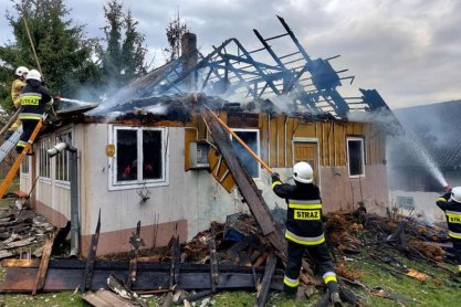 Pożar domu w Małej. Pomoc przyszła w ostatniej chwili