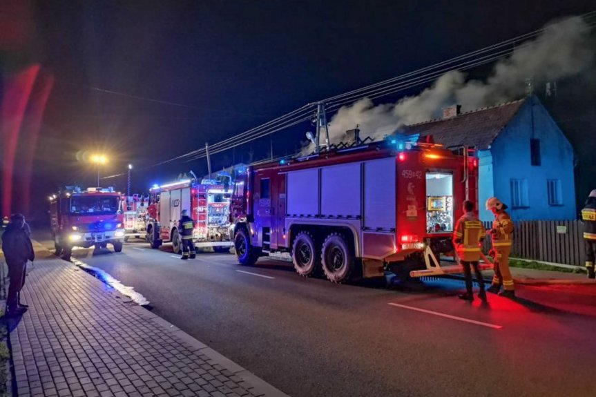 Akcja ugaszania pożaru w Raniżowie Akcja ugaszania pożaru w Raniżowie