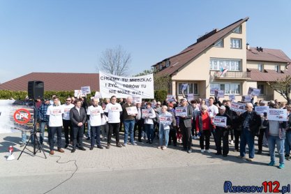 protest mieszkańców jasionki
