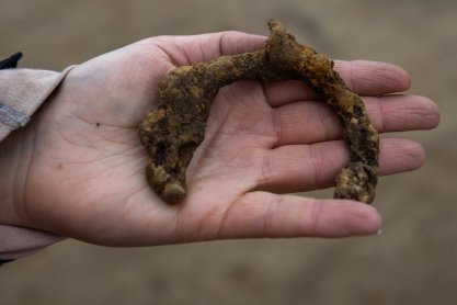 Przedmioty z epoki żelaza znalezione w Rzeszowie. Podczas budowy Wisłokostrady