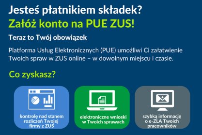 ZUS: Załóż profil na PUE. Przyda się każdemu. Będą szkolenia