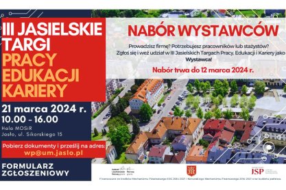 Ruszył nabór wystawców na III Jasielskie Targi Pracy, Edukacji i Kariery