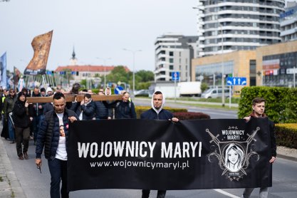 Ulicami Rzeszowie przeszli Wojownicy Maryi [ZDJĘCIA]