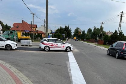 Skrzyżowanie ulicy Myśliwskiej z Podleśną