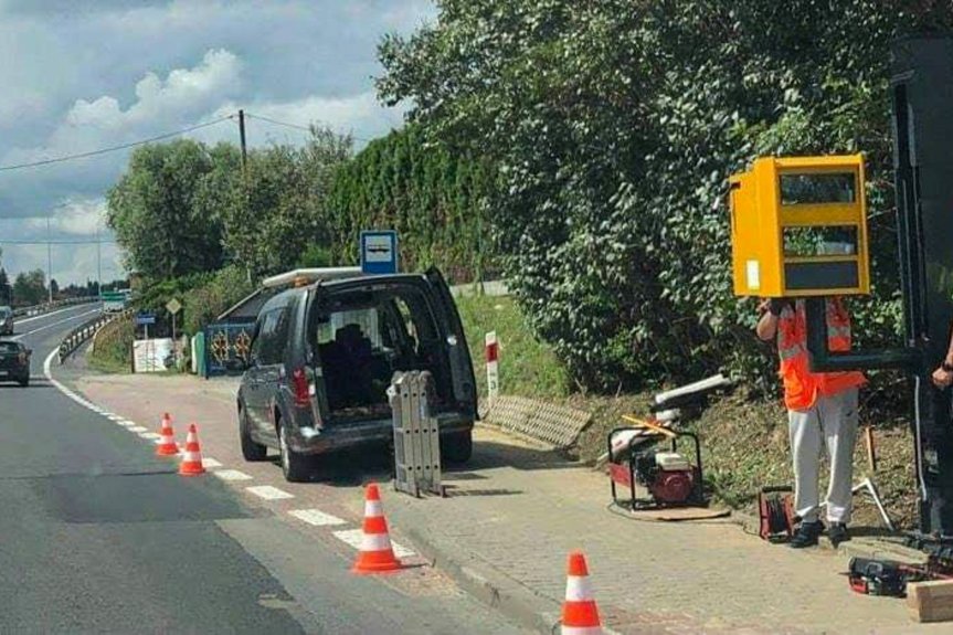 W Boguchwale postawiono nowy fotoradar na znanej trasie W Boguchwale postawiono nowy fotoradar na znanej trasie