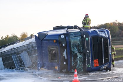 Wypadek cysterny ze spirytusem w Rogach 