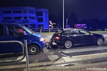 Wypadek na Bieszczadzkiej w Krośnie
