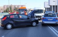 Wypadek na moście Karpackim w Rzeszowie