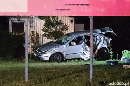 Wypadek w Jaśle, trzy osoby poszkodowane