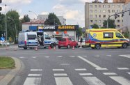 Wypadek w Rzeszowie. Zderzenie dwóch samochodów