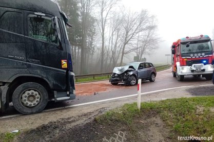 Wypadek w Woli Komborskiej na DK19