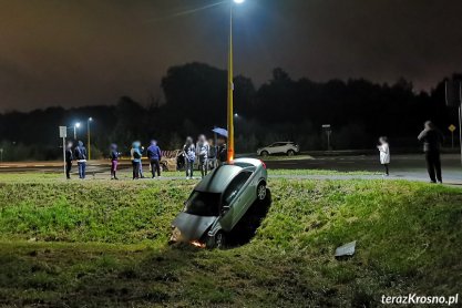 Zderzenie audi ze skodą w Suchodole