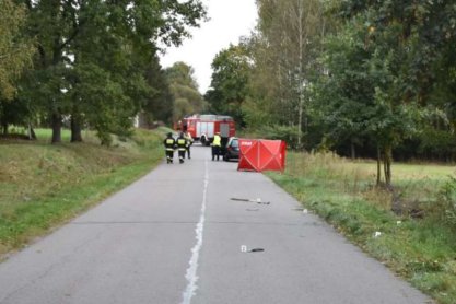 Zginął pieszy. Tragiczny wypadek w Miękiszu Starym