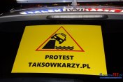 Rzeszów. Protest taksówkarzy