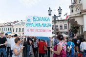 protest mieszkańców rzeszowa