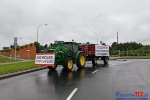 Rzeszów. Protest rolników na ulicach miasta